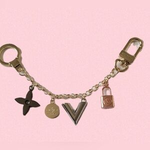 Gold and Silver Keychain